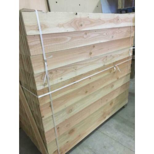 Luxe Douglas Schutting Tuinscherm 180 x200 gepotdekseld