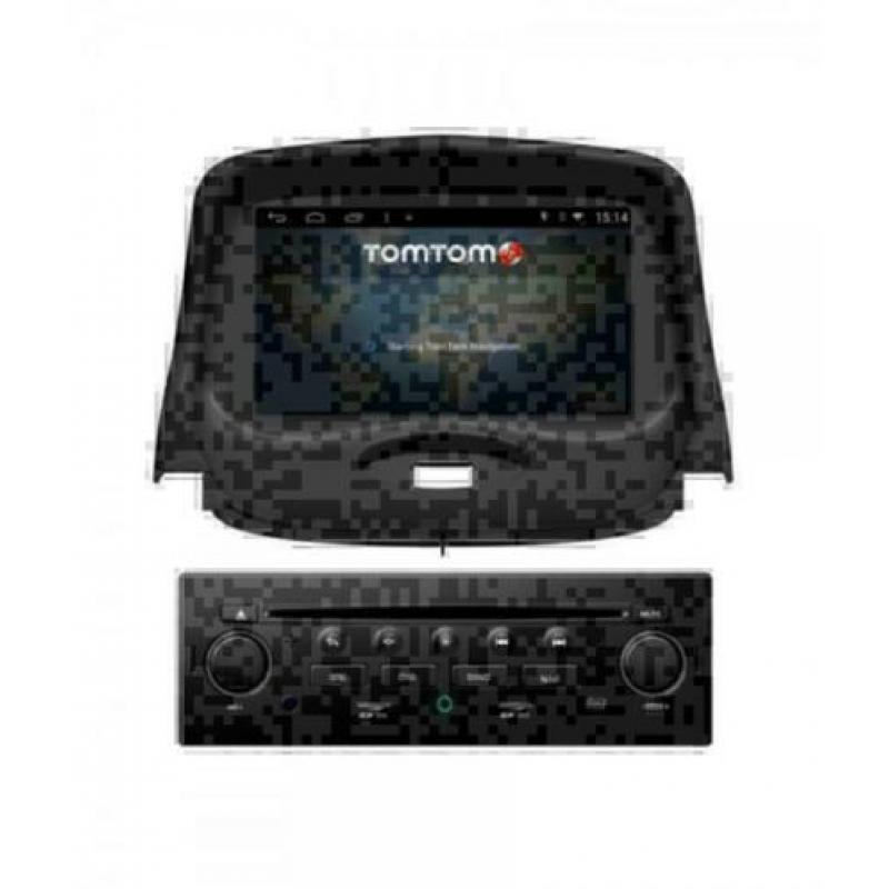 Peugeot 206 radio navigatie android carkit wifi dab+ usb dvd