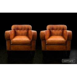 Exclusieve MEMPHIS JAZZ Fauteuils "Chesterfield-style"