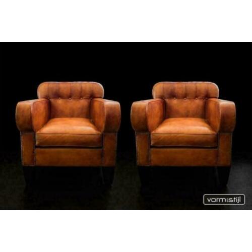 Exclusieve MEMPHIS JAZZ Fauteuils "Chesterfield-style"