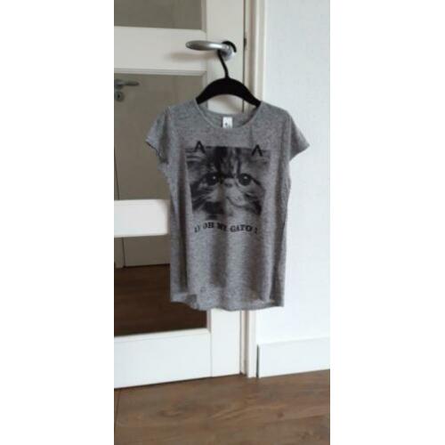 Grijs t-shirts maat 146/152