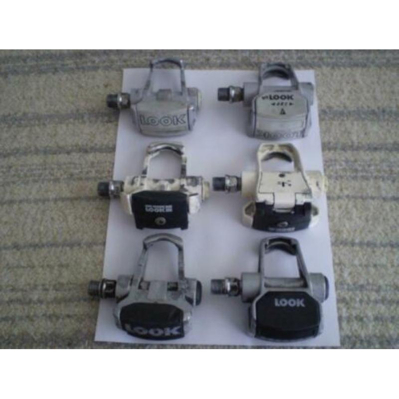 xxx 19-2 LOOK DELTA EN SPD KLIKPEDALEN VOOR MAAR 5 EURO PER