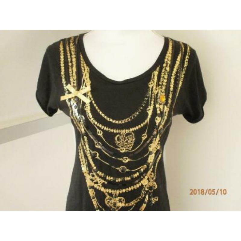 RED ROUGE ( lady sting ) top / shirt maat M