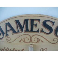 Uniek groot handgeschilderd Iers pubbord/Jameson whiskey