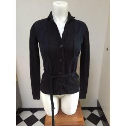 Wrangler wol wollen katoen gebreid kabel vest xs greensboro