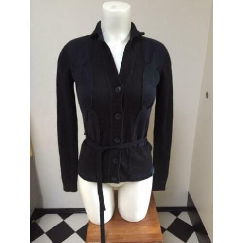 Wrangler wol wollen katoen gebreid kabel vest xs greensboro
