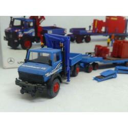 Mercedes Benz unimog sz dieplader 1:87 h0 kibri Pol