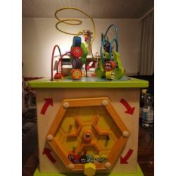 Houten speel kubus Hape