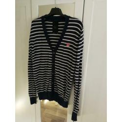 Gstar vest blauw wit mt l
