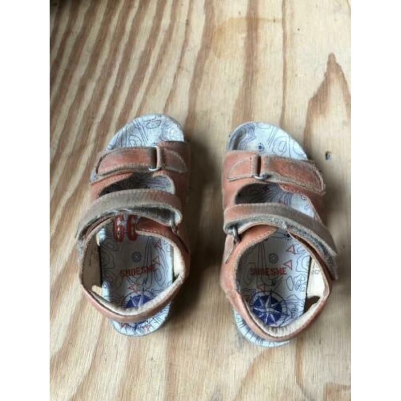 Jongens sandalen van Shoesme maat 27 Lichtbruin