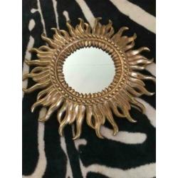 sunburst spiegel vintage Hollywood Regency