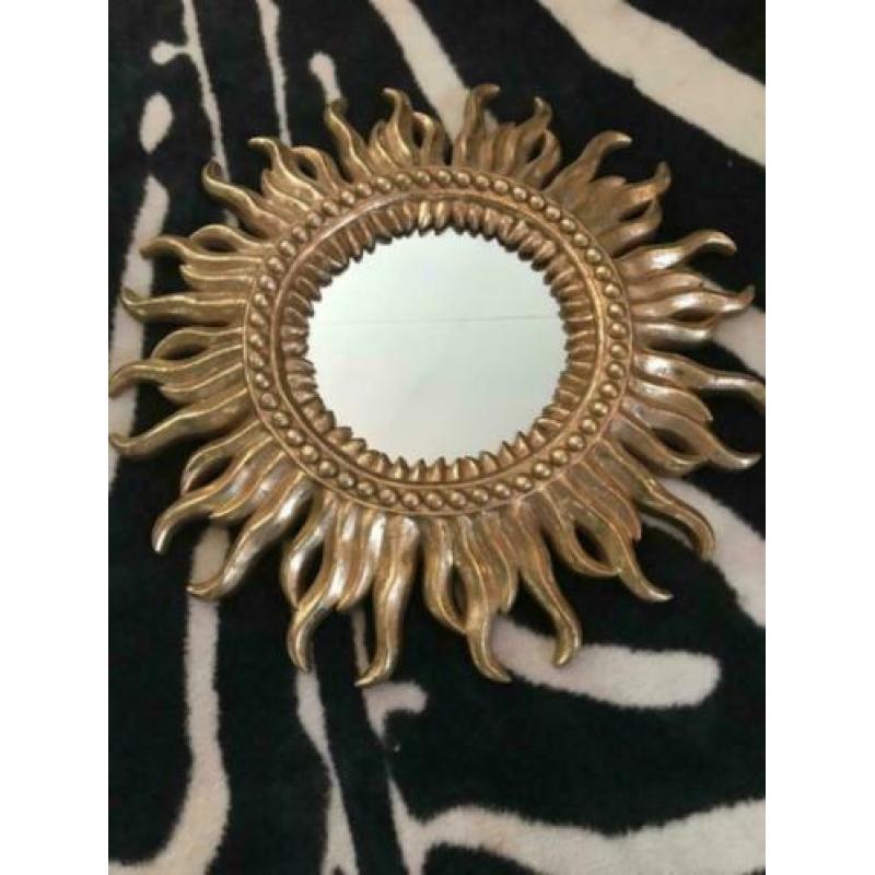 sunburst spiegel vintage Hollywood Regency