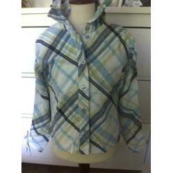 Geruite esprit blouse 128 (n29)