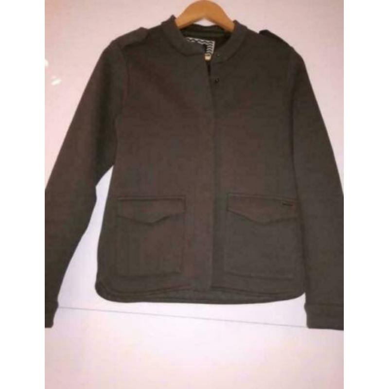 Maison scotch groen sweat jasje NIEUW maat 1/S