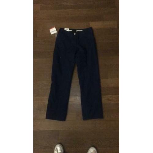Skibroek dames maat 40, donkerblauw, topmerk Schoffel.
