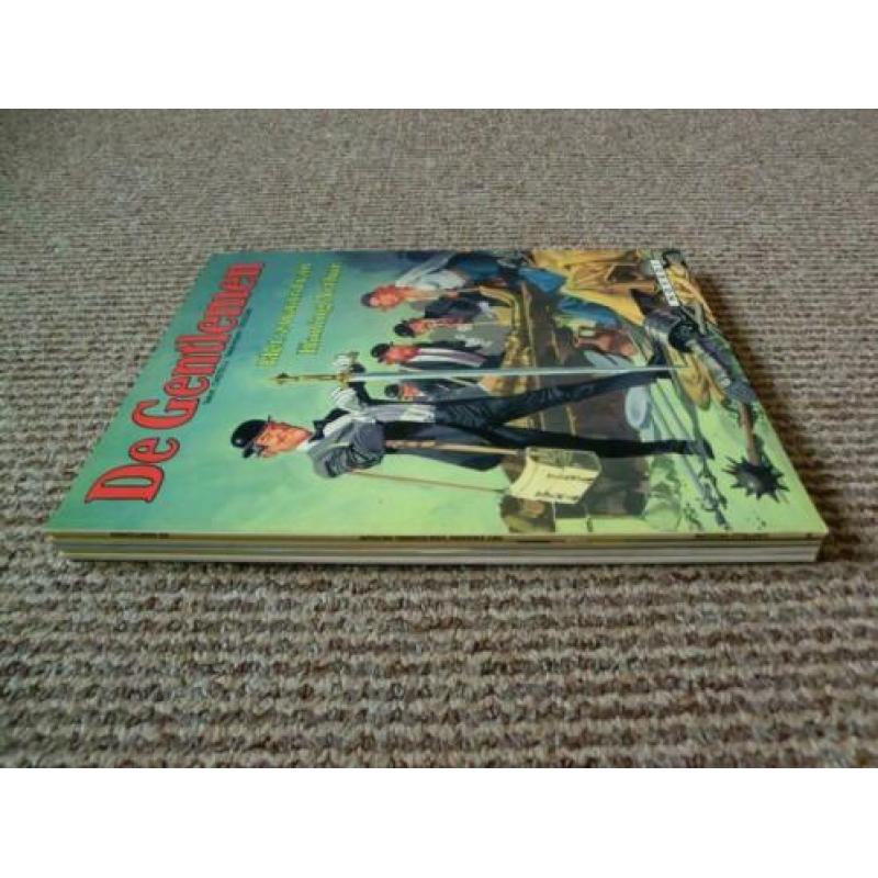 4 stripboeken uit de reeks van De Gentlemen