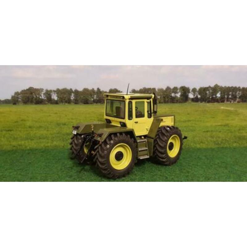 Mb Trac 1600 van Weise Toys verbouwd op brede banden 1/32