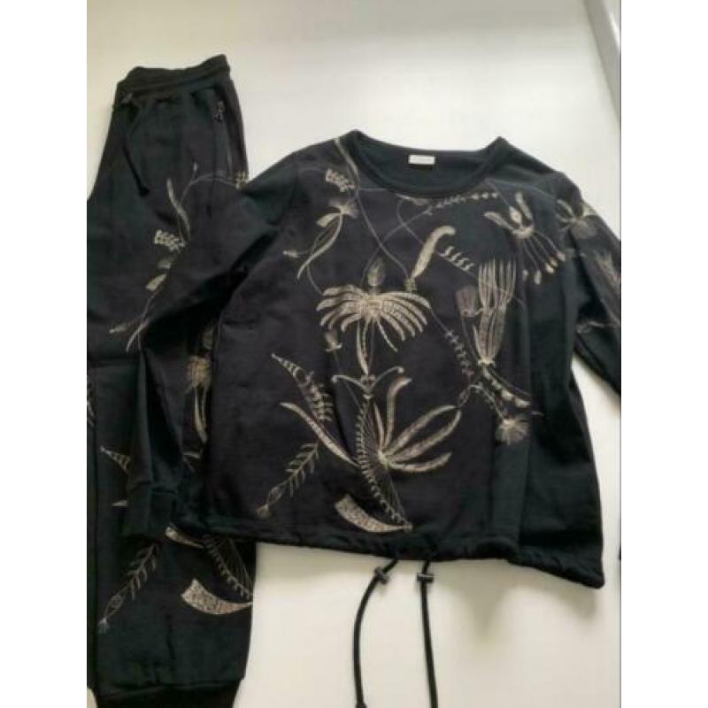 Dries van Noten 2-delig pak sweater/broek joggingstof Pauw