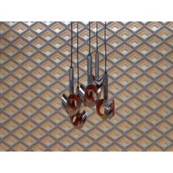 Hanglamp jaren 70, ( retro , vintage , design )