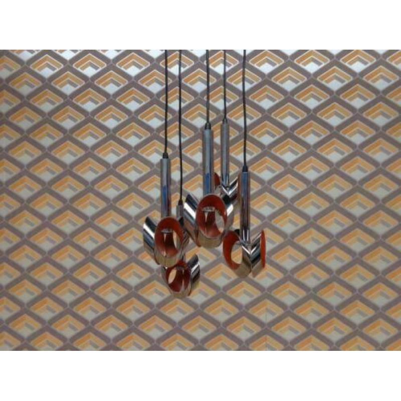 Hanglamp jaren 70, ( retro , vintage , design )