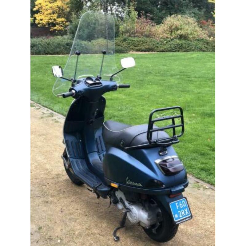 Vespa S50 4takt mat blauw