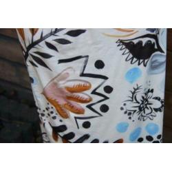 Rok creme/ blauw Didi mt S
