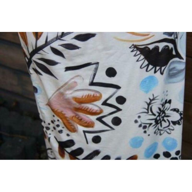 Rok creme/ blauw Didi mt S