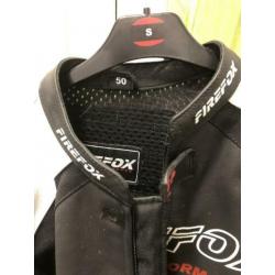 Motorpak half leder maat 50