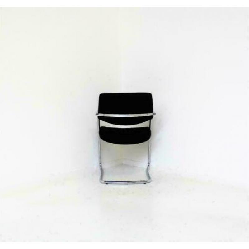 Markant Vergaderstoelen, Slede-Stoelen, Eetkamerstoel, Zwart