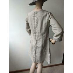 zomerjurk met parelknoopjes maat M