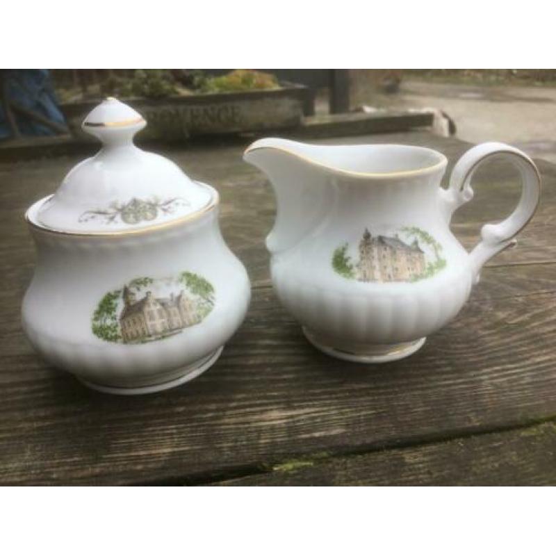 Puntgaaf Remia servies kastelen