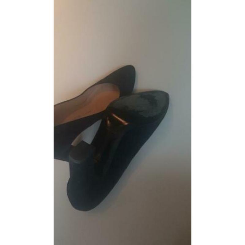 Peter Kaiser blauw suede pumps 6,5 (39,5/40) als nieuw
