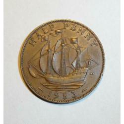Munten Verenigd Koninkrijk, Elisabeth II 1953 - 1967