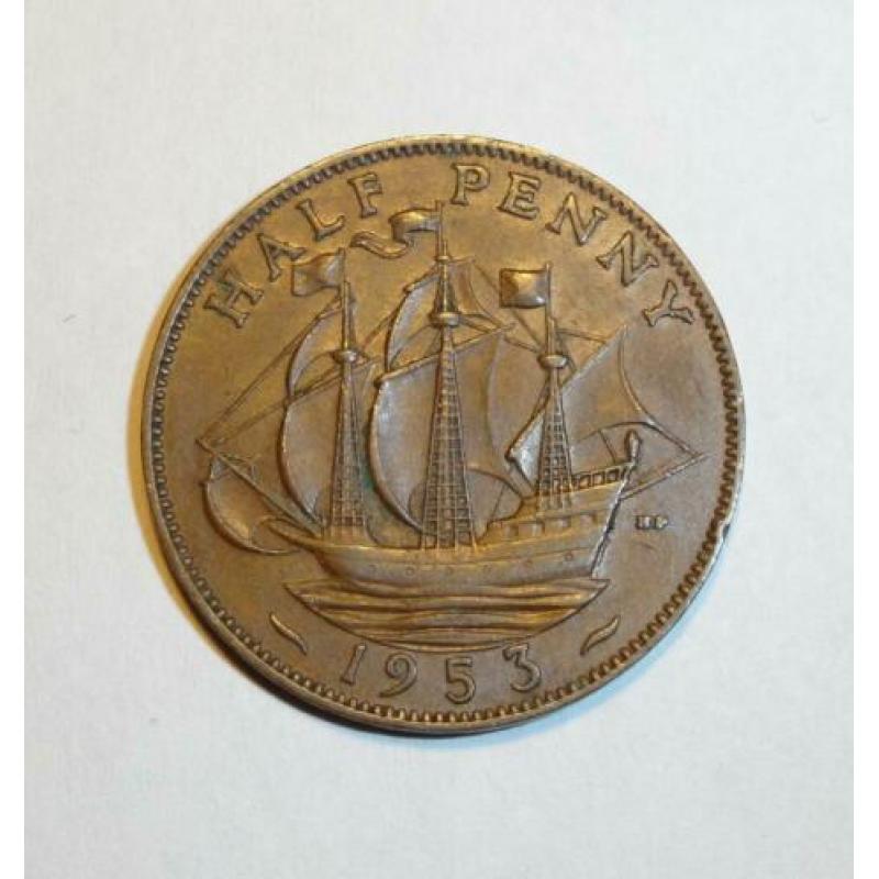 Munten Verenigd Koninkrijk, Elisabeth II 1953 - 1967