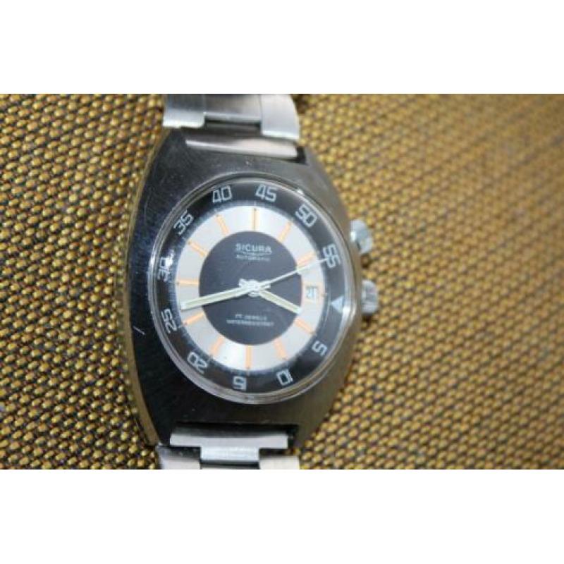 SICURA Breitling Automatic Double Crown Rotating Bezel C.A 1