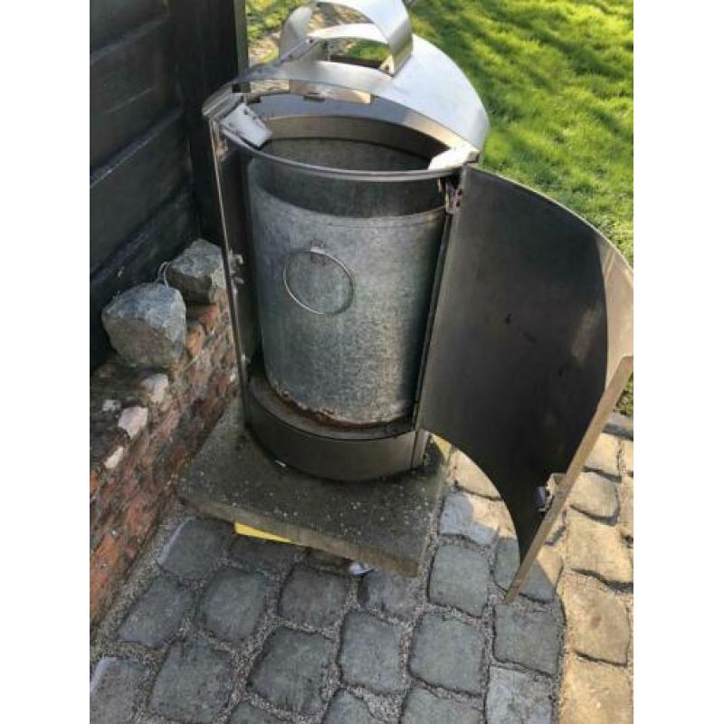 RVS Basic Prullenbak 120