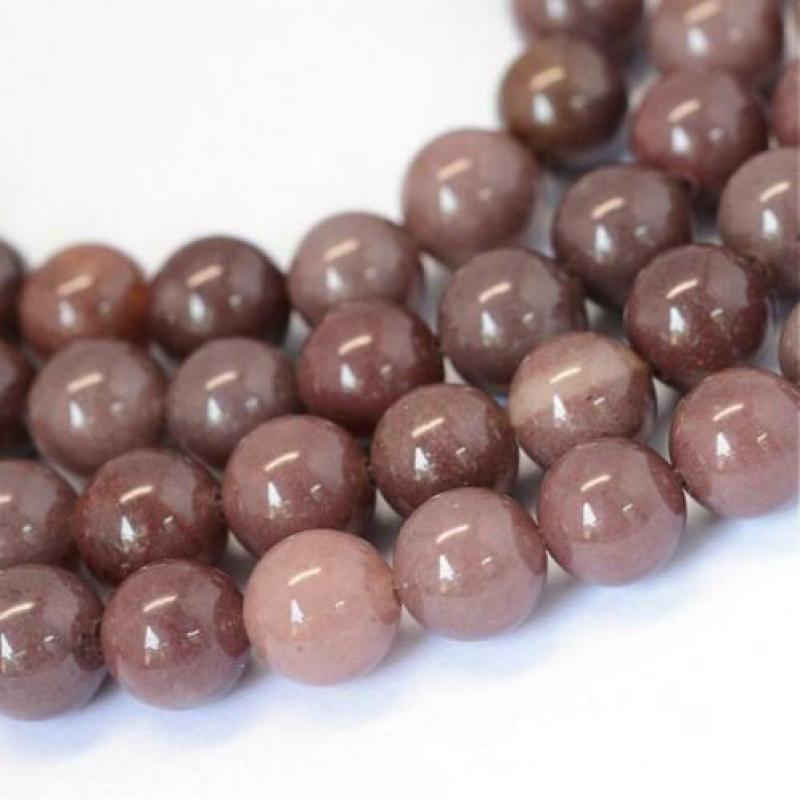 aventurijn purple edelsteen streng 6mm ronde kraal