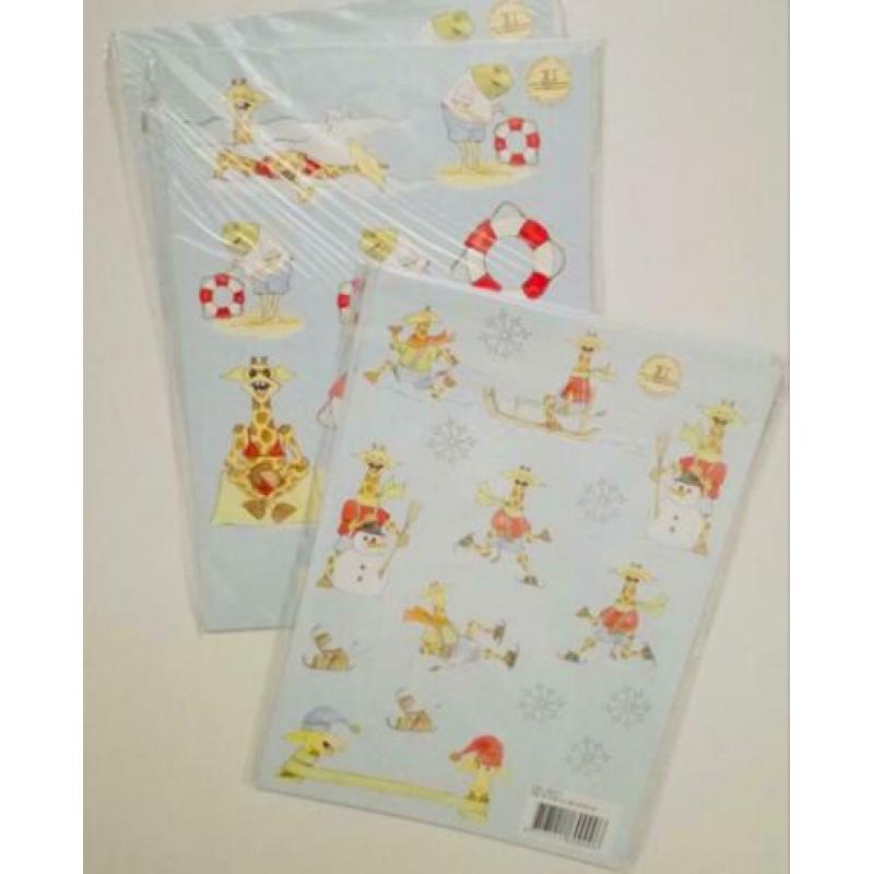 Knipvelletjes a5 bloemen zee kerst baby