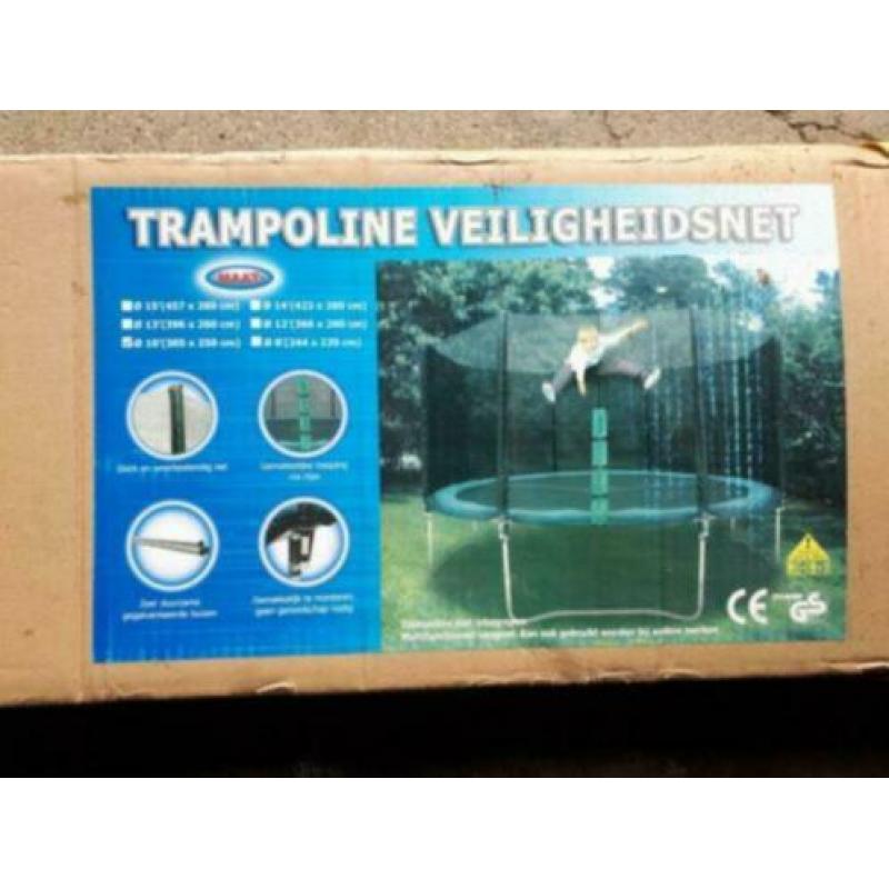 NIEUW Trampoline veiligheidsnet + 6 palen