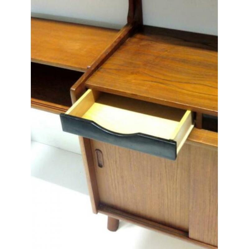 Vintage retro wandsysteem roomdivider boekenkast jaren '60