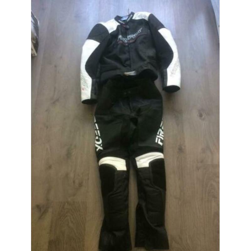 Motorpak half leder maat 50