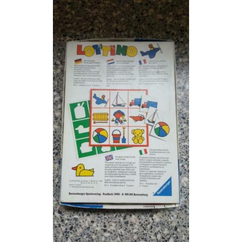 Lottino, Nijntje, Dick Bruna, Ravensburger, lotto spel
