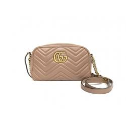 Gucci Marmont small shoulder bag nude