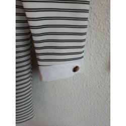 Jurk knielengte DELOUSION wit /zwart S oksel-oks.46 cm ZGAN.