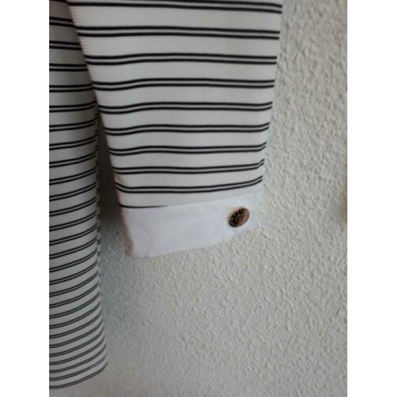 Jurk knielengte DELOUSION wit /zwart S oksel-oks.46 cm ZGAN.