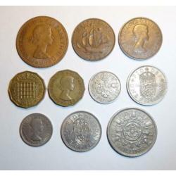 Munten Verenigd Koninkrijk, Elisabeth II 1953 - 1967