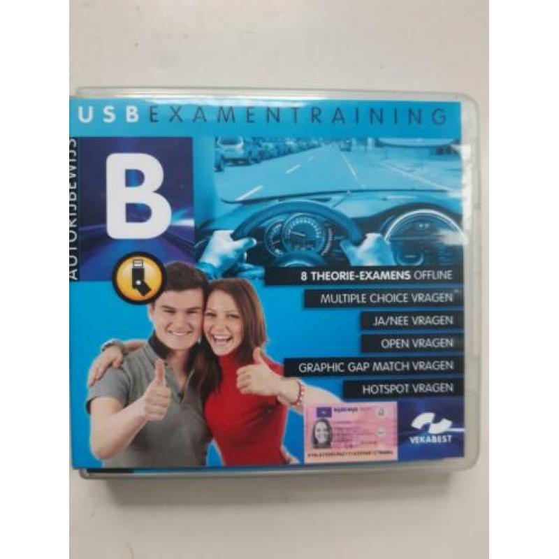 Auto theorieboek + USB examentraining