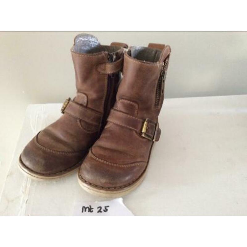 Develab leren laarsjes mt 25