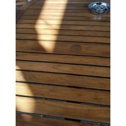 hartman davinci tuinset met teak tafel nog een mooie set
