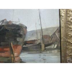 , Maritiem, Olieverf op doek, J.C. Kerkmeijer 1875-1956